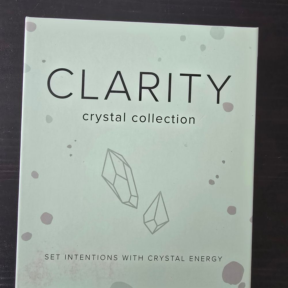 NIB Shoppe Geo RETIRED Crystal Collection CLARITY Raw Stones Wellness, BOHO